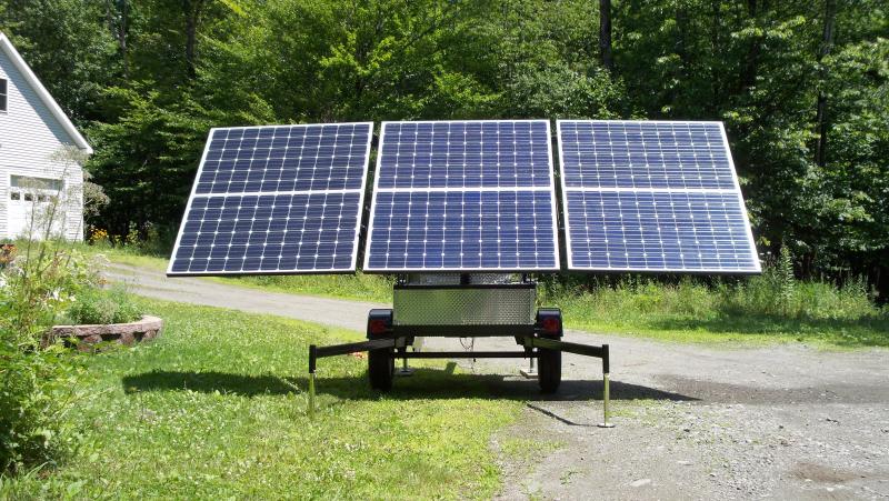 stationary solar generator